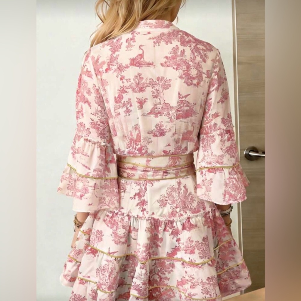 Floral Pink Dress - Picture 3 of 8
